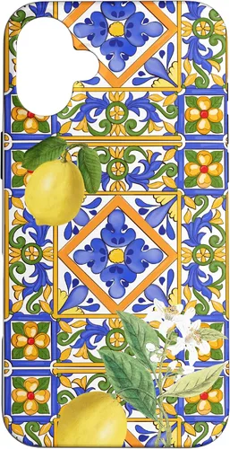 Miniatura 23 de Sicilian,Italian,Summer,Tiles,Citrus,Mosaic,Majolica Art Case for iPhone 17