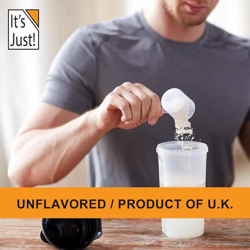 Miniatura 5 de It's Just! - Aislado de proteína de suero de leche, alimentado con pasto ultra premium, sin sabor, fabricado en Estados Unidos, puro 90%