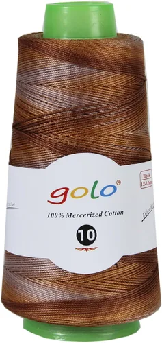 Miniatura 35 de Golo - 3 bolas de hilo de ganchillo tamaño 10, hilo de crochet para tejer a mano 102