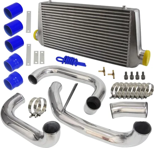 Miniatura 14 de Kit de intercooler para Nissan Skyline GT-R R32 HCR32 HNR32 RB20DET; R33 ECR33 GTS RB25DET; R34 ER34 GTT RB25DET, 1989-2001 Bolt On