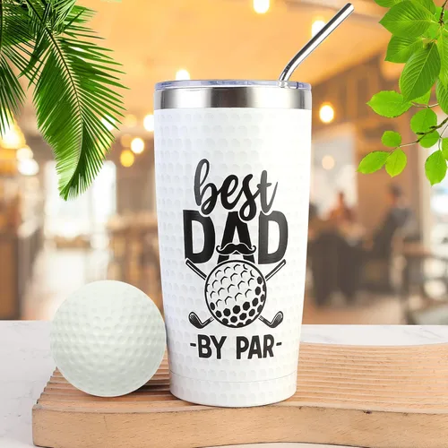 Miniatura 4 de Regalos de golf para papá, regalo único para padre, divertidos regalos de golf para hombres, incluyendo vaso, tazas, calcetines, toalla deportiva