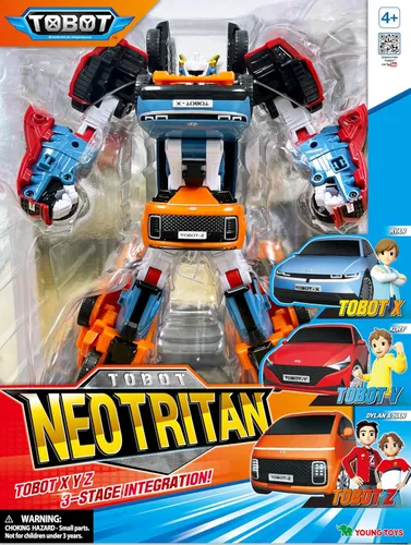Miniatura 8 de Nuevo TOBOT, TOBOT NEO TRITAN, Vehículo coleccionable transformable de Youngtoys en robot, juguetes de personajes de animación de héroes para niños