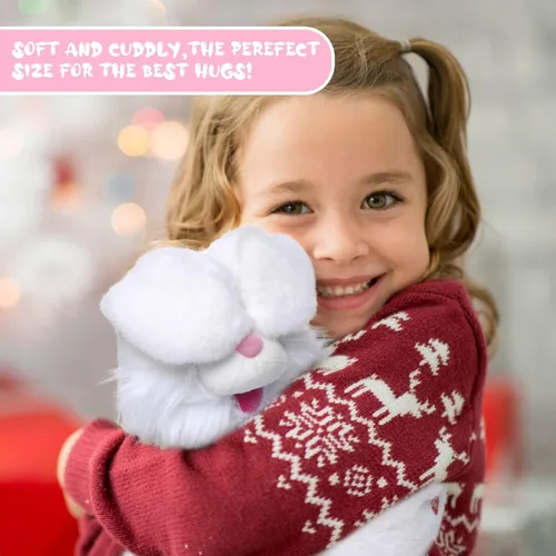 Miniatura 6 de MIAODAM Peek A Boo Bunny Animal de Peluche, Juguetes Musicales para Bebés para Niños, Canción Infantil y Canciones de Cuna Conejo de Pascua que
