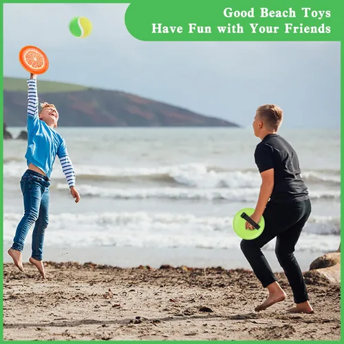 Miniatura 3 de Juego de pelota para lanzar y atrapar, juego de captura de diseño de frutas para niños y adultos, playa, patio, césped, al aire libre, interior, 6