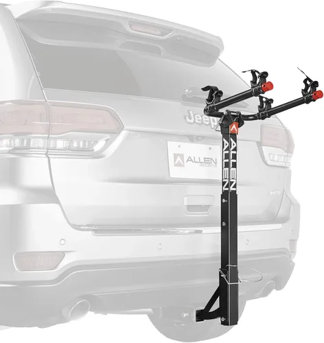 Miniatura 13 de Allen Sports Deluxe - Soporte de enganche para 2 bicicletas, modelo ZN520, color negro