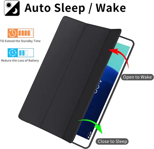 Miniatura 3 de ProtUTab Funda Compatible con iPad de 9ª Generación, Funda Slim Trifold con Soporte Auto Wake&Sleep para iPad de 8ª Generación (2020) y 7ª