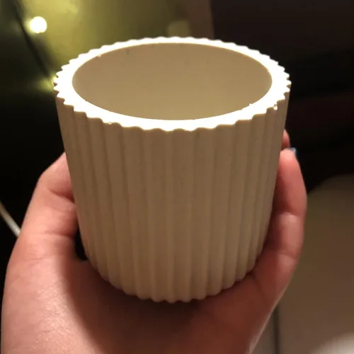 Miniatura 5 de Caja de Almacenamiento con Tapas, Juego de Moldes de Silicona para Frascos de Velas, Moldes de Recipientes Creativos, Moldes Redondos de Hormigón B