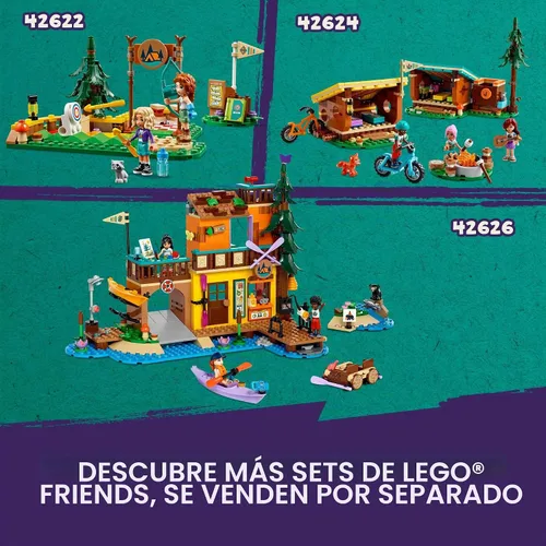 Miniatura 6 de LEGO Friends Adventure Camp Casa del Árbol Juguete de Construcción - Figuras de juguete de simulación y juegos para niñas y niños, a partir de 8