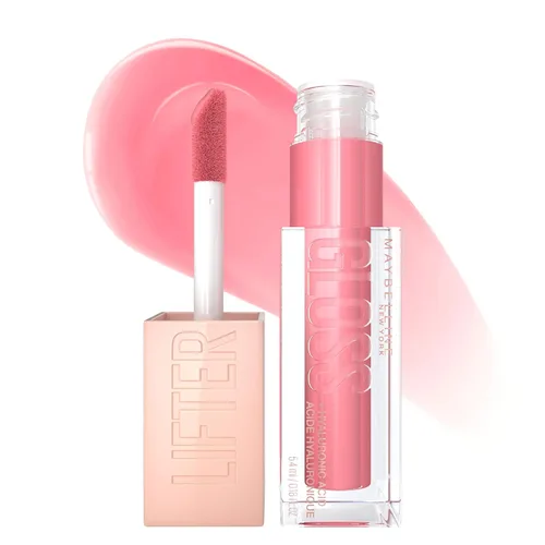 Miniatura 31 de Maybelline Lifter Gloss, Brillo de Labios Hidratante con Ácido Hialurónico, Alto Brillo para Labios Más Llenos, Perla, Perla Plateada Transparente