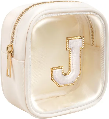 Miniatura 25 de KOTORA Bolsa de Maquillaje Inicial, Bolsa de Viaje de Artículos de Aseo, Bolsa de Maquillaje Transparente, Bolsas de Cosméticos Organizadoras