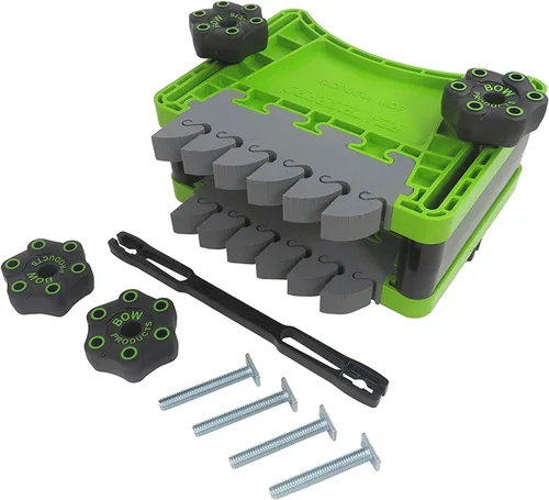 Miniatura 2 de BOW Products FeatherDUO FP3 - Guía de empuje para sierras de mesa, mesas de router y sierras de cinta - Guía de empuje apilable con aletas de EVA