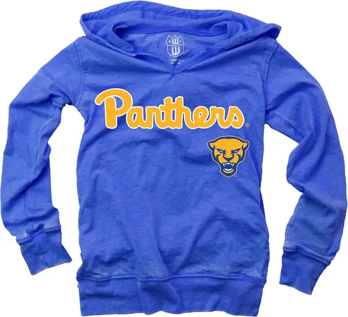 Miniatura 78 de Wes and Willy NCAA Camiseta con Capucha de Cuello en V para Niñas azul (Ucla bruins blue)
