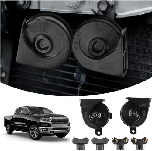 Miniatura 11 de Autorder Kit de bocina de coche para Toyota RAV4 2025 2024 2023 2022 2021 2020 2019 Accesorios 12V Bocina de caracol impermeable de tono alto bajo