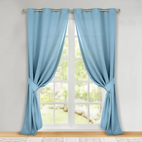 Miniatura 88 de Superior Cortinas Opacas, Oscurecimiento de Habitación, Dormitorio, Cortinas, Cocina, Acentos de Ventana de Sala de Estar, Bloqueo Solar, Térmico