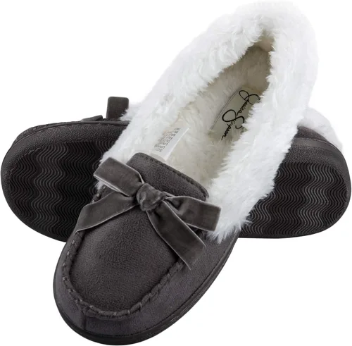 Miniatura 4 de Jessica Simpson Mocasín de microgamuza para interiores y exteriores para niña