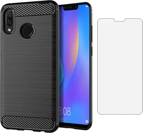 Asuwish Funda de teléfono para Huawei Y9 2019/Y8s/Enjoy 9 Plus con cubierta protectora de pantalla de vidrio templado y accesorios de celda