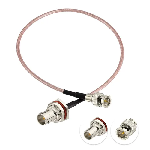 BINGFU Mini BNC macho a BNC hembra Vedio SDI Cable 75 ohmios 12 pulgadas para HD 3G SDI grabadora cámara monitor convertidor router audio