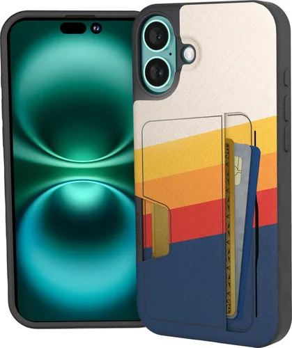 Miniatura 86 de Smartish Funda tipo cartera para iPhone 13 Pro – Wallet Slayer Vol. 2 [delgada + protectora] tarjetero con función atril - Black Tie Affair