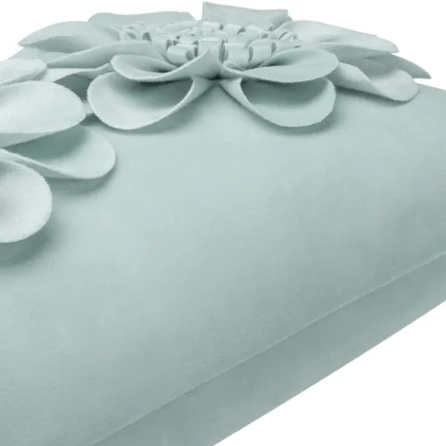 Miniatura 6 de JWH Funda de almohada decorativa con diseño de flores 3D, funda de almohada decorativa de girasol, cojín de terciopelo, funda de almohada floral