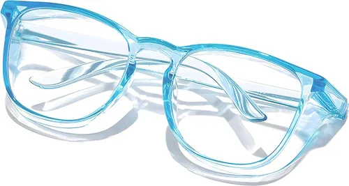 Miniatura 26 de SQIMZAR - Lentes de seguridad para mujeres, para enfermeras, lentes protectores, lentes de seguridad antivaho Púrpura claro+rosa claro