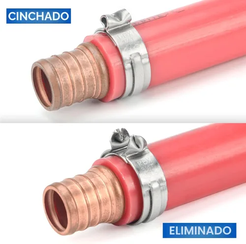 Miniatura 7 de Kit de herramientas de abrazadera PEX iCRIMP para abrazaderas PEX de 3/8", 1/2", 3/4", 1", sujeción y apriete de abrazaderas y extracción, incluye