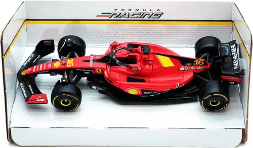 Miniatura 9 de 1/43 F1 2023 SF23 16# Charles Leclerc Scuderia SF23 55# Carlos Sainz aleación coche fundido a presión modelo modelo regalo (1/43 SF23 Monza #16)