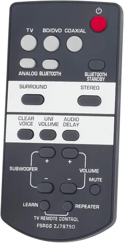 Miniatura 3 de Nuevo FSR66 ZJ78750 Control remoto de repuesto para Yamaha Front Surround System YAS-103 YAS-93 ATS-1030 YAS103 YAS93 ATS1030 YAS-203 YAS-105