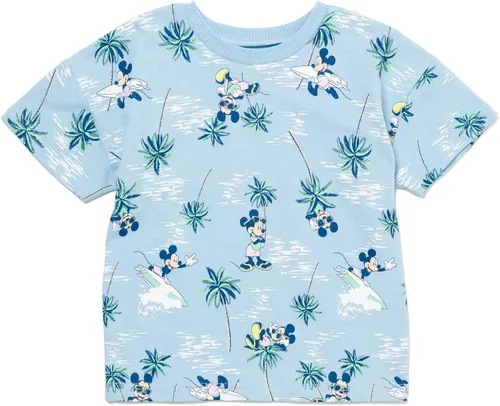 Miniatura 2 de Disney Mickey Mouse - Conjunto de camiseta y pantalones cortos de rizo francés para bebé a niño pequeño