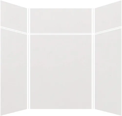 Miniatura 66 de Transolid EWKX483696-41 Expressions - Kit de pared de ducha de 6 paneles con extensión, 36 pulgadas de largo x 48 pulgadas de ancho x 96 pulgadas