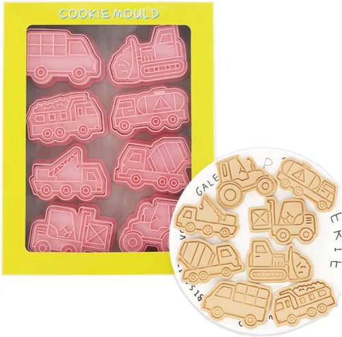 Miniatura 23 de 8 Piezas Moldes de Galletas de la Estatua de la Libertad para Hornear Moldes de Galletas, Prensa Torre Eiffel, Juego de Moldes de Galletas