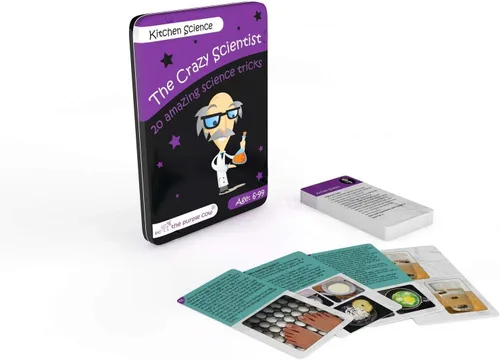 Miniatura 2 de The Purple Cow - El juego de cartas de trucos científicos locos, fuerzas y energía, kit de experimentos científicos para niños y niñas de 6 años