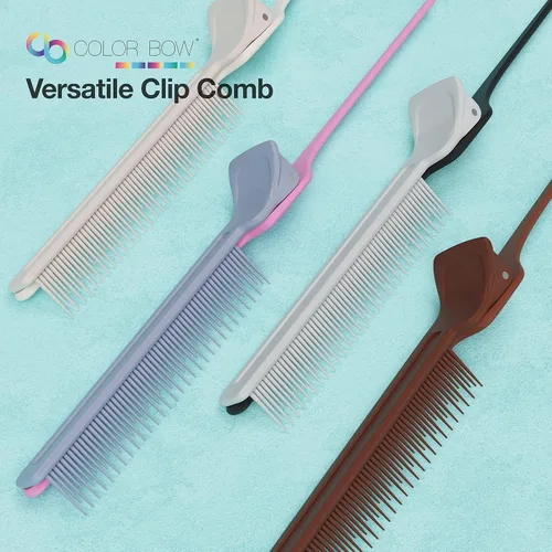 Miniatura 7 de ColorBow Peines de cola de rata, peine de burlas, peines de hierro plano para mujeres, peines de separación para trenzar el cabello, esenciales