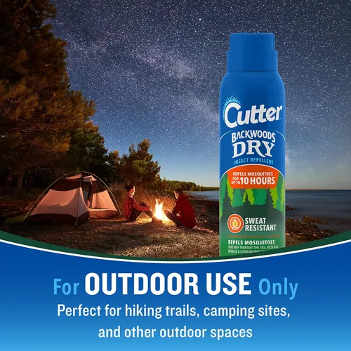 Miniatura 4 de Cutter Backwoods Repelente de Insectos Seco, Repelente de Mosquitos, Aerosol, 4 oz, Paquete de 12