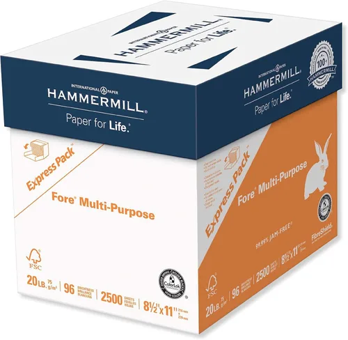 Miniatura 24 de Hammermill Fore Papel para impresora, papel para copias multiusos de 20 lb, 8.5 x 14 - 1 resma (500 hojas) - blancura 96, fabricado en Estados