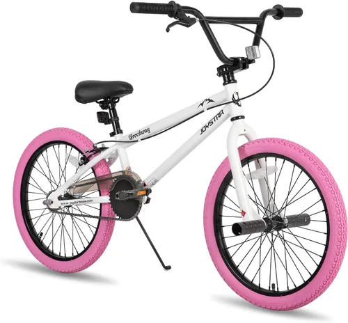 Miniatura 10 de JOYSTAR Brockway Freestyle - Bicicletas BMX para niños de 20 pulgadas y 24 pulgadas, bicicletas para niños de 6 a 14 años y ciclistas de nivel