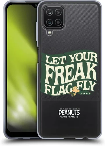 Miniatura 370 de Head Case Designs Funda de gel Woodstock 50th con licencia oficial de Peanuts Snoopy Guitar 1969 [protección de grado militar] compatible