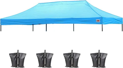 Miniatura 82 de ABCCANOPY - Toldo de repuesto para carpa desplegable (10x10 pies, beige)