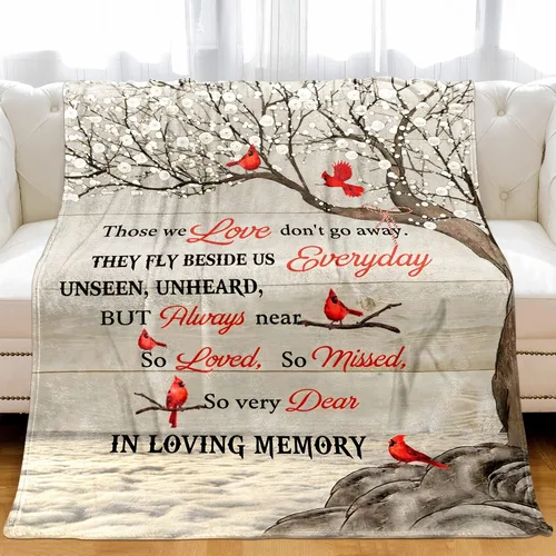Miniatura 2 de Manta Conmemorativa Personalizada como Regalo, en Memoria Amorosa, Manta Conmemorativa como Regalo para Miembros de la Familia, Abuelos, Mamá, Papá