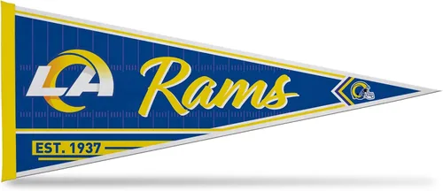 Miniatura 12 de Rico Industries NFL Football Classic - Banderín de fieltro de 12 x 30 pulgadas para decoración de pared, ideal para el hogar, dormitorio, decoración