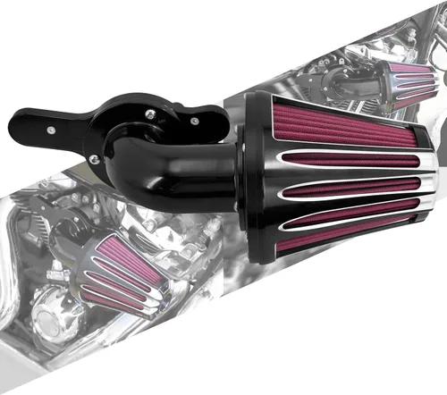 Miniatura 22 de Filtro Limpiador de Aire para Motocicleta CNC Kit de 90° Cara Adelante Compatible con Harley Softail Touring Trike Sportster XL Dyna