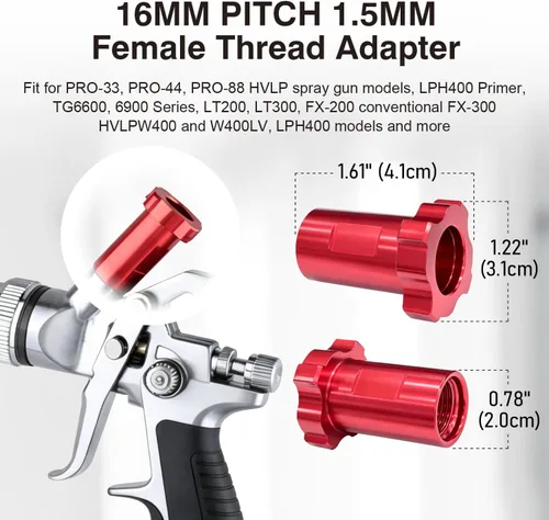 Miniatura 4 de Vaso mezclador de pintura desechable para pistola de pintura automotriz, compatible con el sistema original 1.0 (no 2.0), kit de 50 piezas de 20