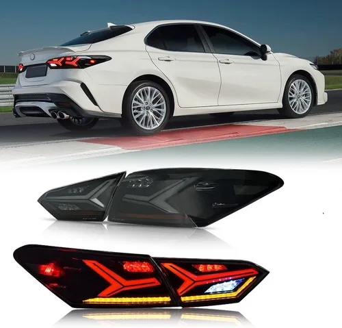 Nuevas luces traseras para Toyota Camry Luz trasera 2018-2023 SE LE XSE XLE TRD Ensamblaje de luces traseras 8ª generación Accesorios Estilo Lambor