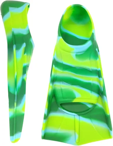 Miniatura 8 de Swimming Training Fins,Comfortable Silicone Flippers for Swimming and Diving,Size Suitable Kids Girls Boys Adult BG-Green Grassland