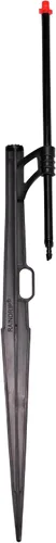 Miniatura 2 de Raindrip P1075UB Conjunto de chorro y estaca con alas de círculo completo, 27 GPH a 15 PSI, rojos