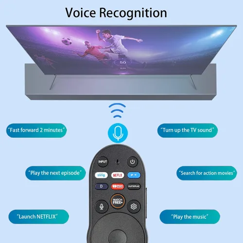 Miniatura 2 de XRT270R XRT270 Control remoto por voz compatible con Vizio Smart TV Smartcast 4K P-Series V-Series D-Series M-Series Controlador de repuesto