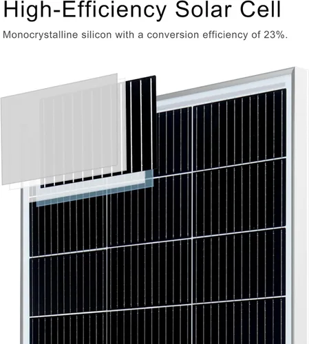 Miniatura 4 de Panel solar de 300 vatios de alta eficiencia monocristalinos FV módulos para sistema de 12V/24V RV Marine Van Boat Light y otras aplicaciones fuera