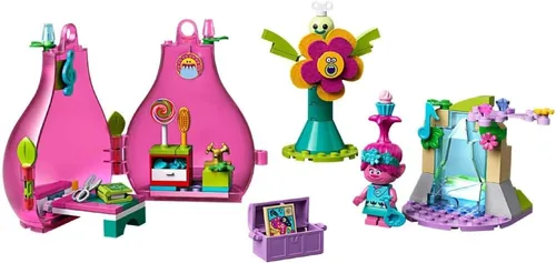 Miniatura 6 de LEGO Trolls World Tour Poppy's Pod 41251 - Kit de construcción de casa de juegos de Trolls con minifigura Poppy Troll (103 piezas)
