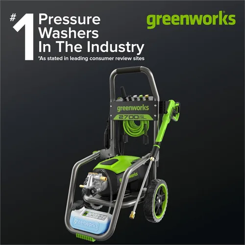 Miniatura 2 de Greenworks Pro Sin Escobillas 2700 PSI (Certificado CSA) 2.3 GPM Máx. / 1.2 GPM Lavadora a Presión Eléctrica
