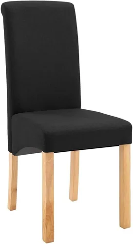 Miniatura 3 de Dining Chairs 2 Pcs Black Fabric,Living Room Dining Chairs,Counter Dining Chairs Suitable for Daily Dining Or Special Events Such As Meetings