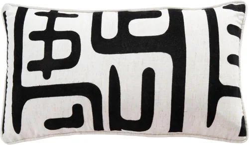 Miniatura 12 de Safavieh Pillow Collection - Almohada decorativa de maíz, 22 pulgadas, color negro, juego de 2